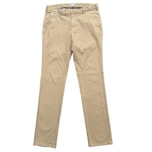 Peter Millar Pants Mens Size 34 Pilot Twill Trouser Stretch ME0B06 Beige